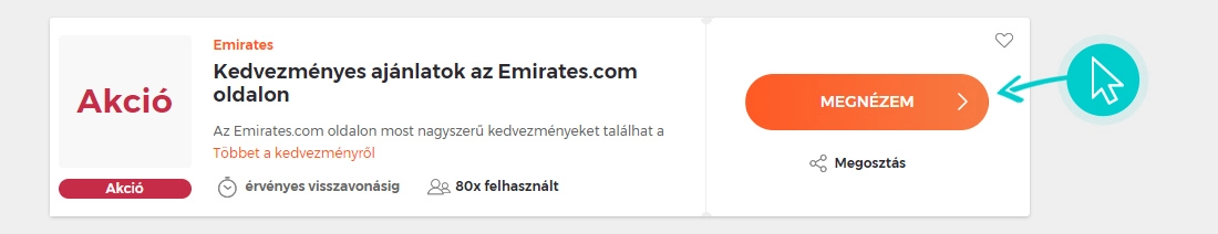 EMI akciók felhasználása