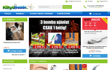 kutyubazar webshop