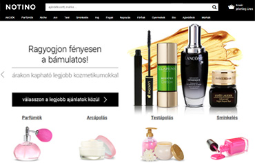 notino webshop főoldal