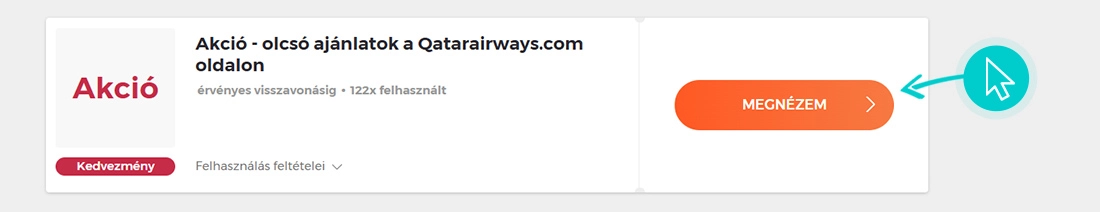 Qatar Airways akciók felhasználása