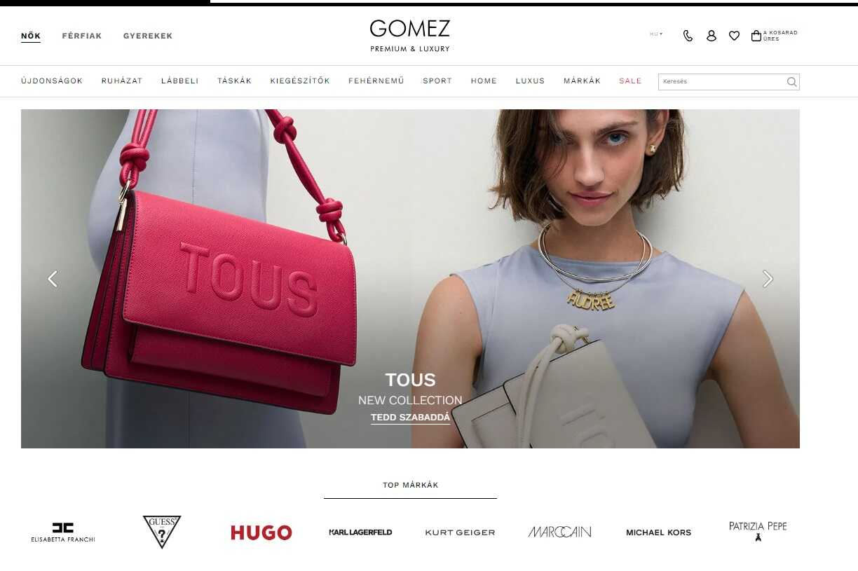 gomez webshop