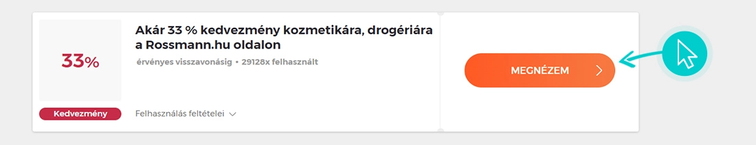 Rossmann akciók felhasználása