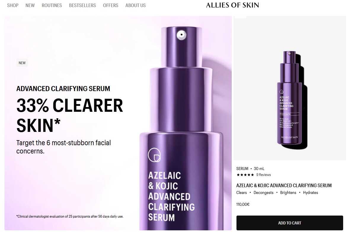 webshop főoldala
