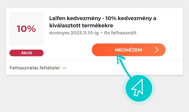 Laifen akciók felhasználása