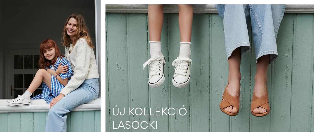 a nő a kislányát öleli, divatosan fel vannak öltözve és mosolyognak