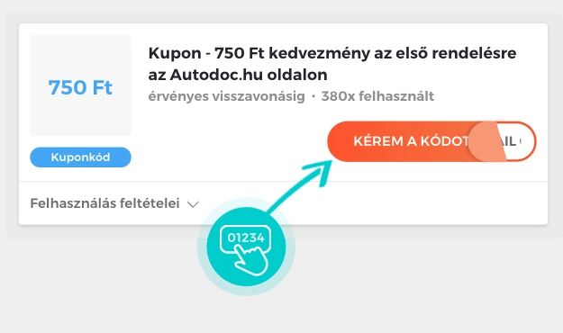 Példa egy Autodoc kuponkódra