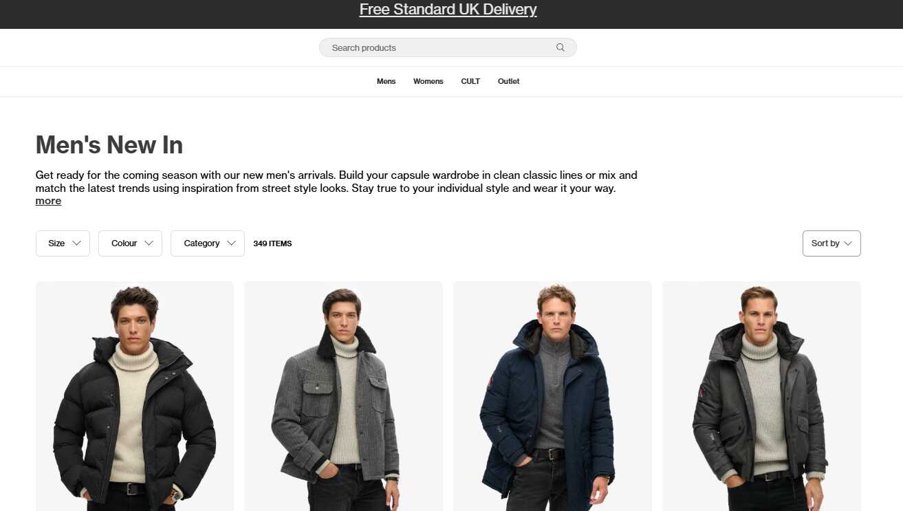 Superdry webshop