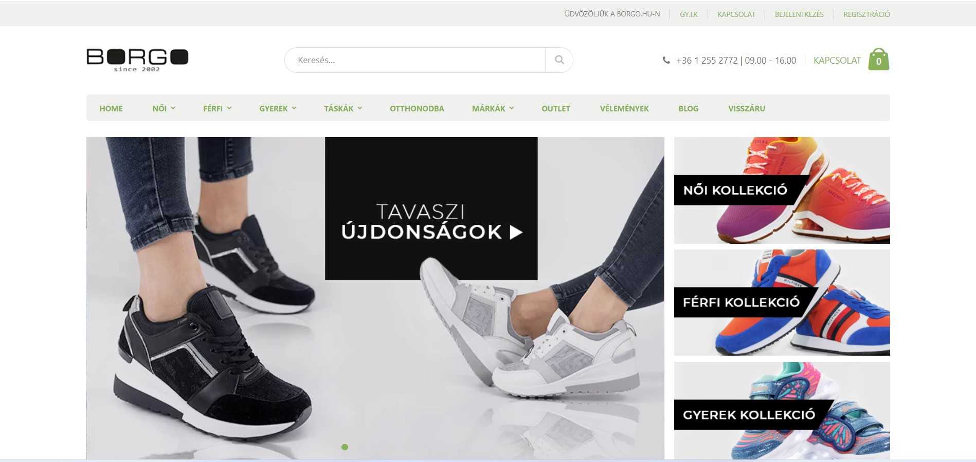 borgo webáruház