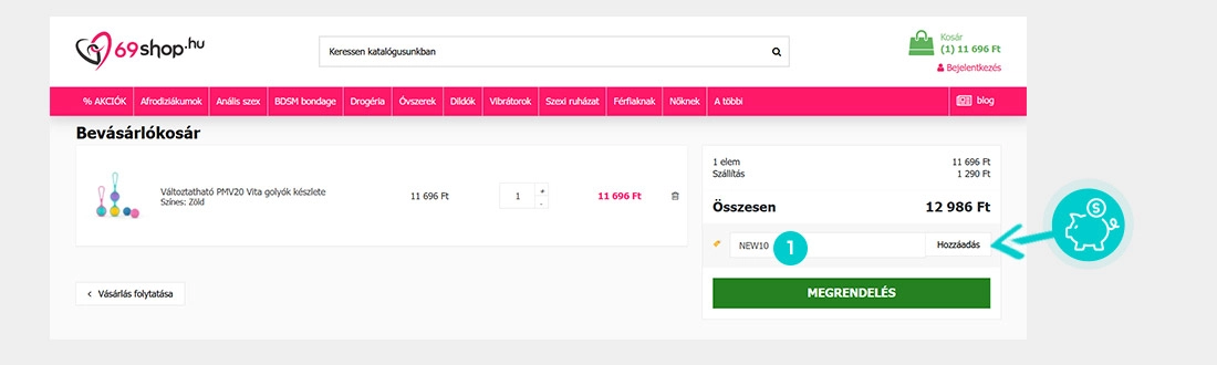 Útmutató egy 69shop kuponkód beváltásához