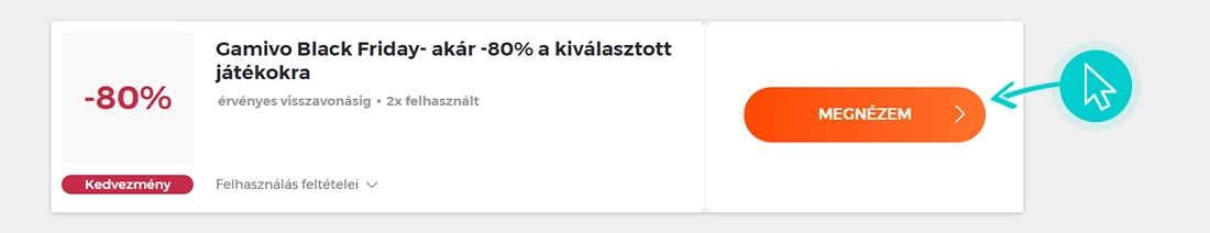 Gamivo akciók felhasználása