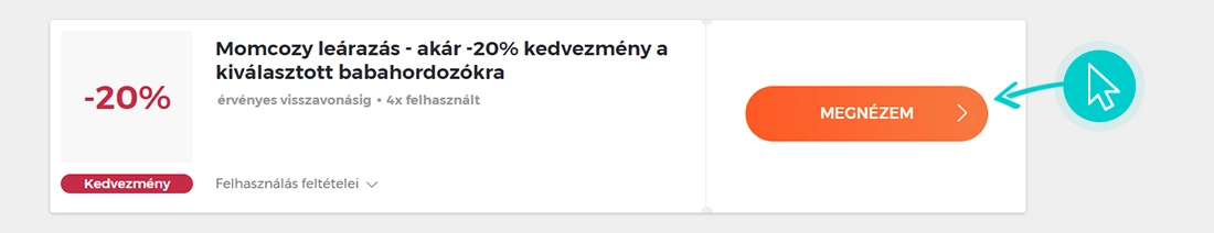 Momcozy akciók felhasználása