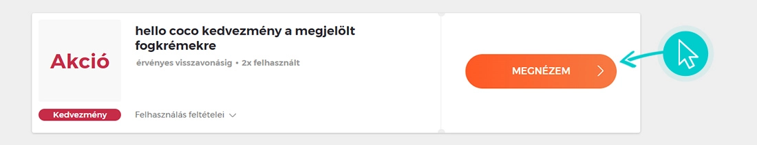 hello coco akciók felhasználása