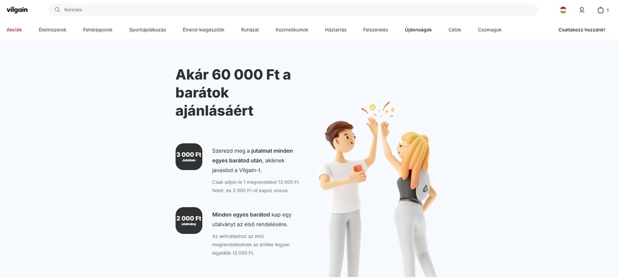 ajánlási program előnyei