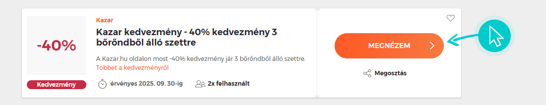 Kazar akciók felhasználása