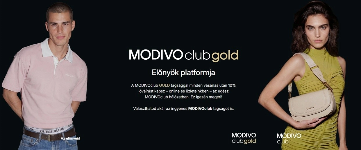 A klubtagság előnyeit reklámozó banner, amelyen egy nő és egy férfi is szerepel