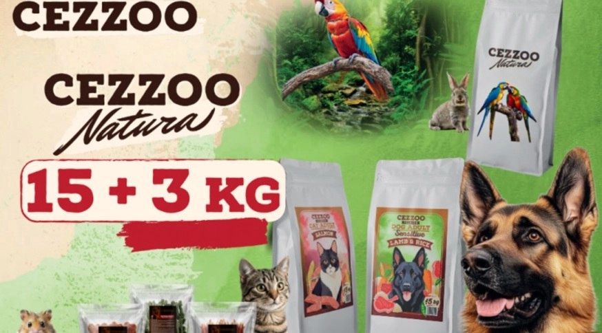 Reklám száraztápra, 15 + 3 kg ingyen