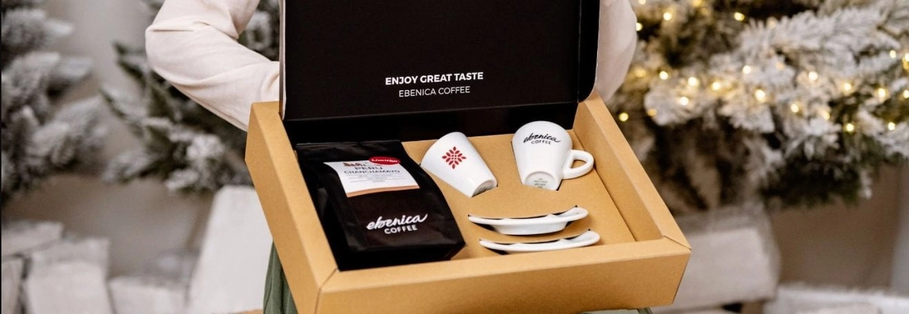 Kávé karácsonyi ajándék szettben