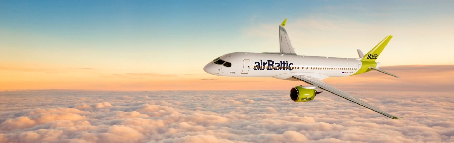 A repülőgép a felhők felett repül