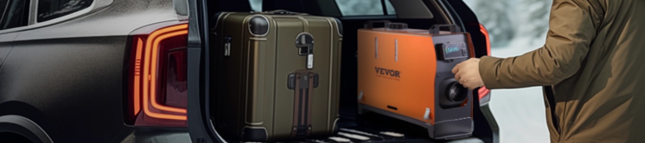 Reklámbanner, amely az autó csomagtartóját ábrázolja