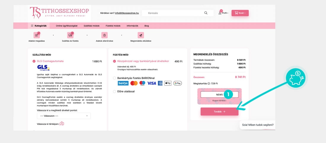 Útmutató egy Titkossexshop kuponkód beváltásához