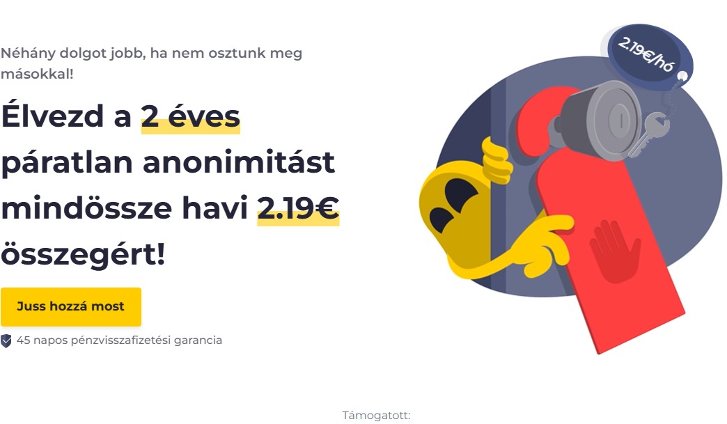 a webáruház főoldala