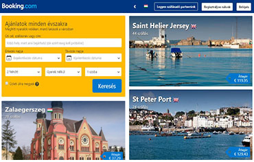 booking szállás